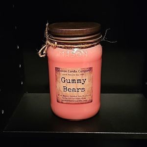 Gummy Bears Lebanon Natural Sow Wax candle